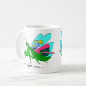 Farbenfrohe Prachtmantis Kaffeetasse (Vorderseite Links)