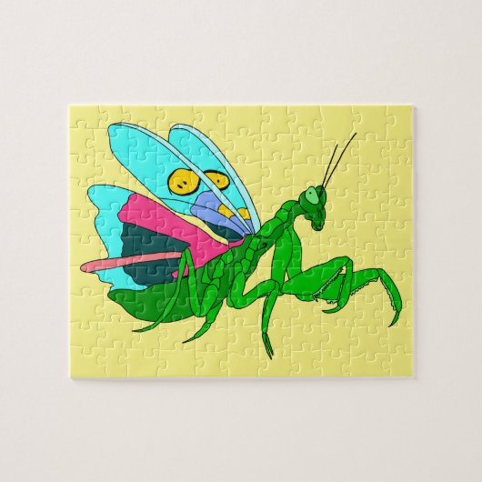 Farbenfrohe Prachtmantis Puzzle (Horizontal)