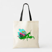 Farbenfrohe Prachtmantis Tragetasche (Rückseite)