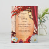 Farbenfrohe Probe Boho Chic Einladung (Stehend Vorderseite)