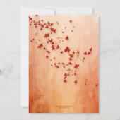 Farbenfrohe Probe Boho Chic Einladung (Rückseite)