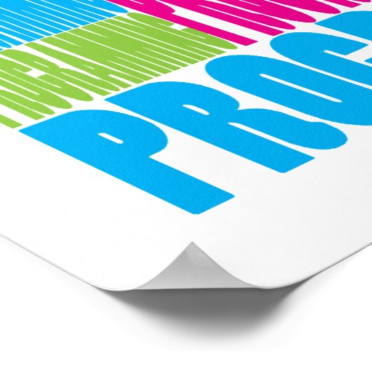 Farbenfrohe Programmierung Poster (Ecke)