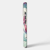 Farbenfrohe Protea Apple iPhone 16 Tough Case (Rückseite / Links)