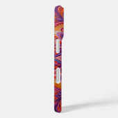 Farbenfrohe Psychedelia Airbrush Art iPhone Case (Rückseite / Rechts)