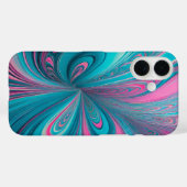 Farbenfrohe Psychedelia Airbrush Art iPhone Case (Rückseite (Horizontal))