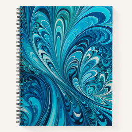 Farbenfrohe Psychedelia Airbrush Art Spiral Notebo Notizblock
