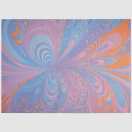 Farbenfrohe Psychedelia Airbrush Kunstdruckpapier Seidenpapier