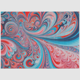 Farbenfrohe Psychedelia Airbrush Kunstdruckpapier Seidenpapier