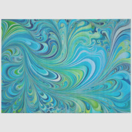 Farbenfrohe Psychedelia Airbrush Kunstdruckpapier Seidenpapier