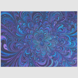 Farbenfrohe Psychedelia Airbrush Kunstdruckpapier Seidenpapier