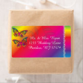 Farbenfrohe Psychedelic Butterfly Designs (Insitu)