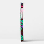 Farbenfrohe Psychedelic Funky Blume Pattern Case-Mate iPhone Hülle (Rückseite / Links)