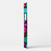 Farbenfrohe Psychedelic Funky Blume Pattern Case-Mate iPhone Hülle (Rückseite / Rechts)