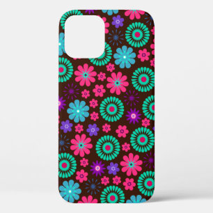 Farbenfrohe Psychedelic Funky Blume Pattern Case-Mate iPhone Hülle