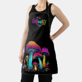 Farbenfrohe Psychedelic Groovy Mushrooms- Schürze (InSitu)