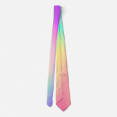 Farbenfrohe Psychedelic Monogram männliche Gabe Krawatte (Rückseite)