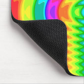 Farbenfrohe Psychedelic Mousepad (Ecke)