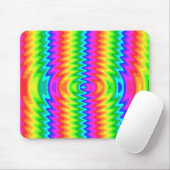 Farbenfrohe Psychedelic Mousepad (Mit Mouse)