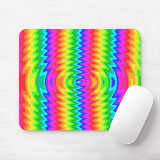Farbenfrohe Psychedelic Mousepad (Mit Mouse)