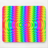 Farbenfrohe Psychedelic Mousepad (Vorne)