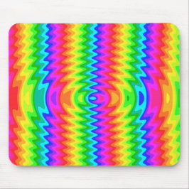 Farbenfrohe Psychedelic Mousepad
