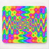 Farbenfrohe Psychedelic Mousepad (Vorne)