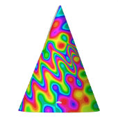 Farbenfrohe Psychedelic Party Hut Partyhütchen (Links)