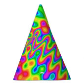 Farbenfrohe Psychedelic Party Hut Partyhütchen (Rechts)