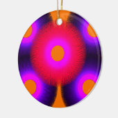 farbenfrohe Psychedelik Art 4667 Keramikornament (Links)