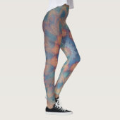 Farbenfrohe Psychedelik Kaleidoskopie Symmetrisch Leggings (Rechts)