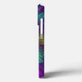 Farbenfrohe Psychedelische Blume Abstraktes Frakta Case-Mate iPhone Hülle (Rückseite / Links)