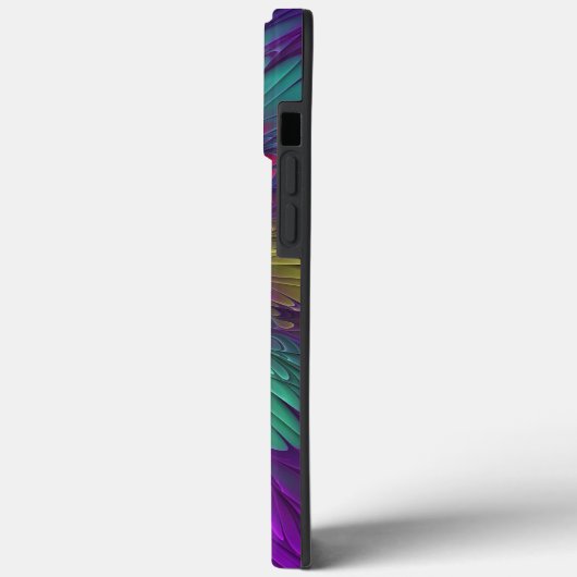 Farbenfrohe Psychedelische Blume Abstraktes Frakta Case-Mate iPhone Hülle (Rückseite / Links)