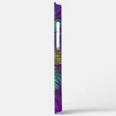 Farbenfrohe Psychedelische Blume Abstraktes Frakta Case-Mate iPhone Hülle (Rückseite / Links)