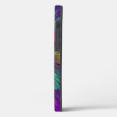 Farbenfrohe Psychedelische Blume Abstraktes Frakta Case-Mate iPhone Hülle (Rückseite / Links)