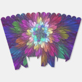 Farbenfrohe Psychedelische Blume Abstraktes Frakta Geschenkschachtel (Ungeklappt)