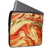 Farbenfrohe psychedelische Muster Laptop-Ärmel Laptopschutzhülle (Vorne Rechts)