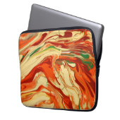 Farbenfrohe psychedelische Muster Laptop-Ärmel Laptopschutzhülle (Vorderseite Links)