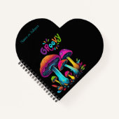 Farbenfrohe psychedelische Pilze- Notizblock (Vorderseite)