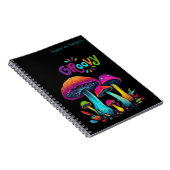 Farbenfrohe psychedelische Pilze- Notizblock (Rechte Seite)