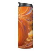 Farbenfrohe psychedelische Waves Thermosbecher (Nach rechts gedreht)