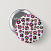 Farbenfrohe Psychische Spots + Ihr Hintergrund & I Button (Vorne & Hinten)