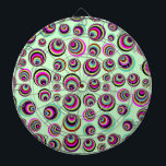 Farbenfrohe Psychische Spots   Ihr Hintergrund & I Dartscheibe<br><div class="desc">Funny Pattern Design von EDDA Fröhlich / EDDArt | Grundlegend: Geometrische Formen,  Punkte,  Punkte,  Gitter usw. für Kunstliebhaber | Sie vermissen andere Farben oder Produkte mit diesem Design ? Kontaktieren Sie mich: contact@eddart.de</div>