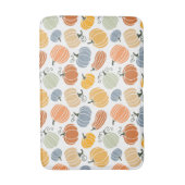 Farbenfrohe Pumpkin Gourd Pattern Badematte (Vorderseite Vertikal)