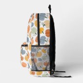 Farbenfrohe Pumpkin Gourd Pattern Bedruckter Rucksack (Rechts)