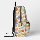 Farbenfrohe Pumpkin Gourd Pattern Bedruckter Rucksack (Links)
