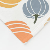 Farbenfrohe Pumpkin Gourd Pattern Fleecedecke (Ecke)