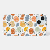 Farbenfrohe Pumpkin Gourd Pattern iPhone 15 Hülle (Rückseite (Horizontal))