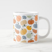 Farbenfrohe Pumpkin Gourd Pattern Jumbo-Tasse (Rechts)