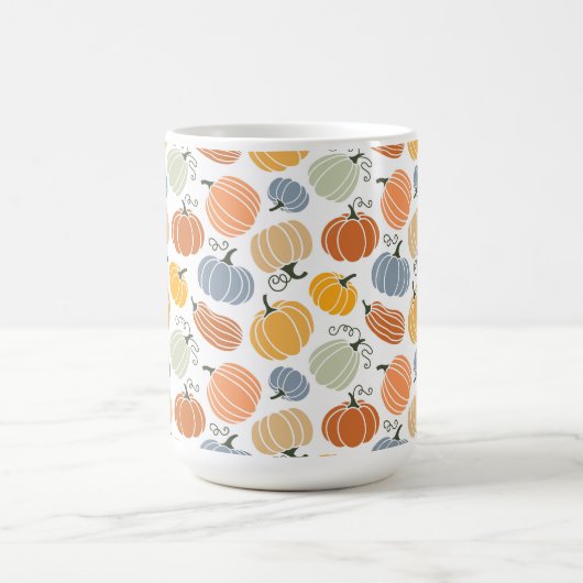 Farbenfrohe Pumpkin Gourd Pattern Kaffeetasse (Mittel)