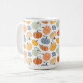 Farbenfrohe Pumpkin Gourd Pattern Kaffeetasse (Vorderseite Links)